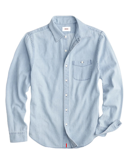 LIGHT INDIGO DENIM SHIRT